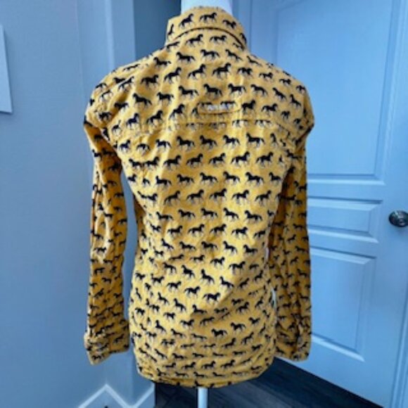 Ariat Performance long sleeve show shirt western cowgirl rodeo 100% cotton med - Picture 3 of 11